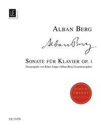 Berg, Alban: Sonata op. 1