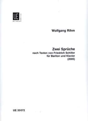 Rihm Wolfgang: Zwei Sprüche