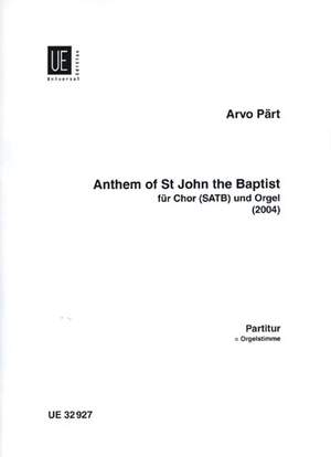 Pärt, Arvo: Anthem of St John the Baptist