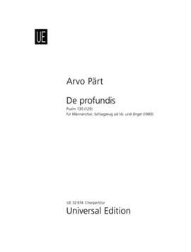 Pärt, Arvo: De profundis