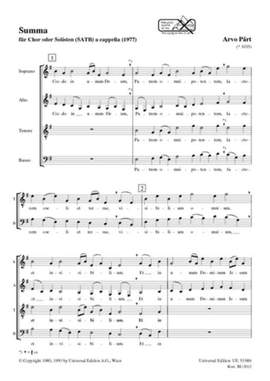 Pärt, A: Summa