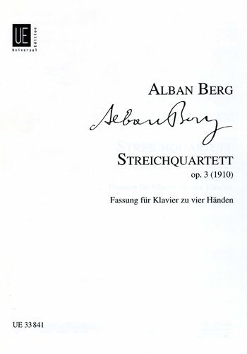 Berg, A: String Quartet Op. 3