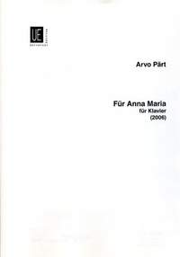 Pärt, A: Für Anna Maria