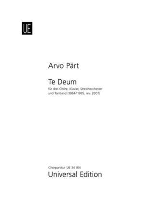 Pärt, Arvo: Te Deum