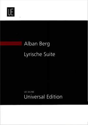 Berg, Alban: Lyric Suite