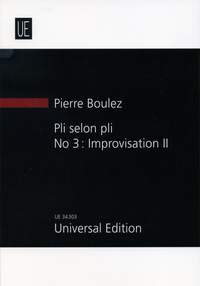 Boulez, P: Pli selon Pli No 3 Improvisation II