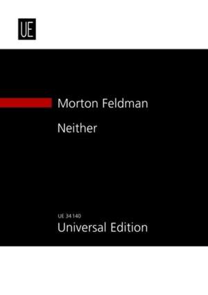 Feldman Morton: Neither