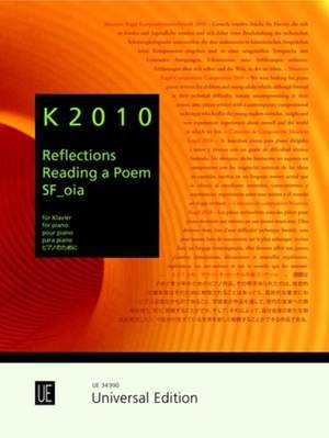 K 2010: Reflections, Reading a Poem, SF_oia