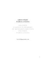 Pärt, Arvo: Tabula rasa Special Edition Product Image