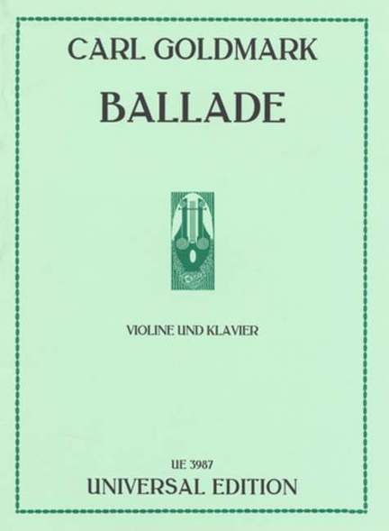 Goldmark Carl: Ballade
