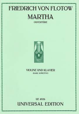 Flotow Friedric: Flotow Martha Overture Vln Pft