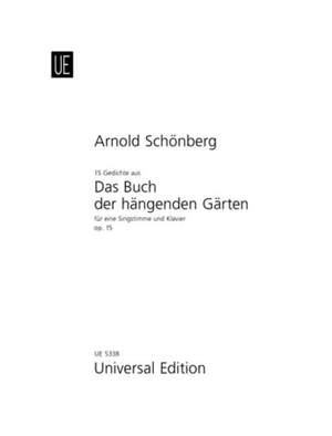 Schoenberg, A: Das Buch der Hängenden Gärten op. 15