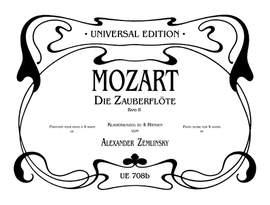 Mozart, W A: Mozart/zemlinsky Magic Flute Ii Pft 4h Band 2