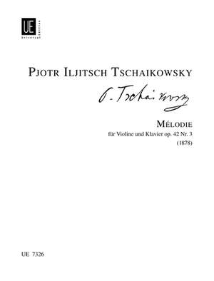 Tchaikovsky: Mélodie op. 42/3