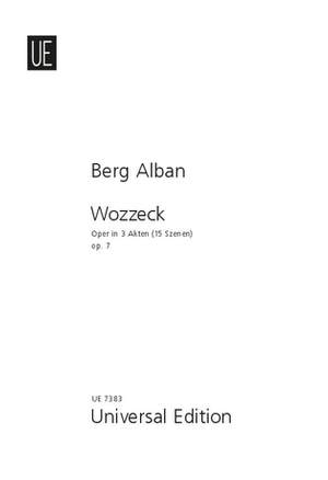 Berg, A: Wozzeck German Libretto Op. 7