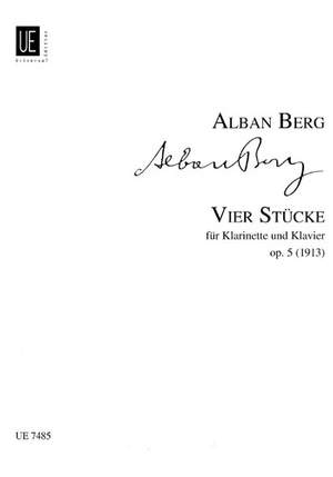 Berg, Alban: 4 Pieces op. 5