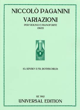 Paganini Nicolò: Variations