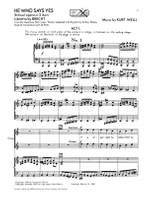 Weill, K: He Who Says Yes Vocal Score Product Image