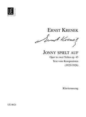 Krenek, E: Jonny Spielt Auf Vocal Score Op. 45