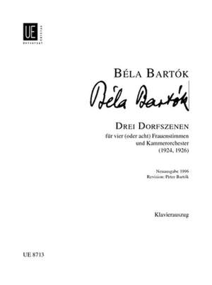 Bartók: 3 Dorfszenen Vocal Score
