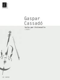 Cassadó Gaspar: Suite