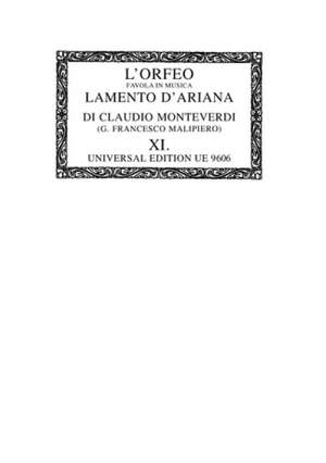 Monteverdi:  Complete Works 11 Octsc Band 11