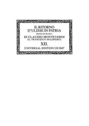 Monteverdi:  Complete Works 12 Octsc Band 12