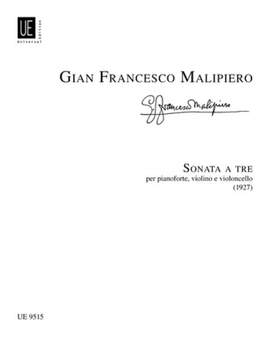 Malipiero Gian: Malipiero Sonata A Tre Vln Vc Pft Scpts