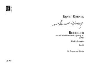 Krenek, E: Reisebuch I Vc Pft Op. 62 Band 1