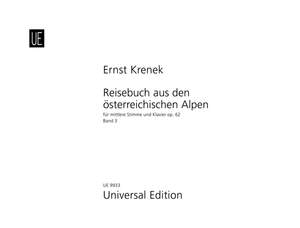 Krenek Ernst: Reisebuch aus den österreichischen Alpen op. 62 Band 3