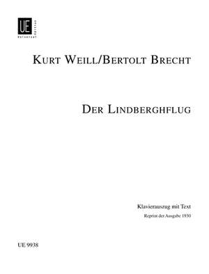 Weill, K: Der Lindberghflug Vocal Score