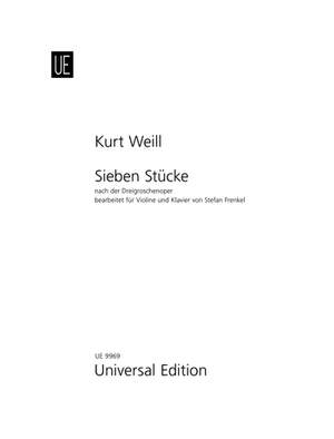 Weill, K: Sieben Stucke Vln Pft