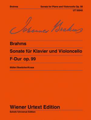 Brahms, J: Sonata F major op. 99