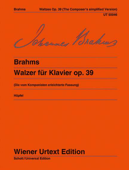Brahms, J: Waltzes op. 39