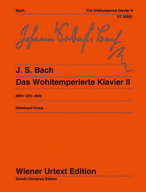 Bach, J S: The Well Tempered Clavier BWV 870-893 Part II