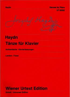 Haydn, J: Dances Hob. IX:3, 8, 11, 12