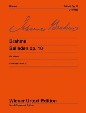 Brahms, J: Ballades op. 10