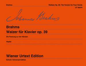Brahms, J: Walzer op. 39
