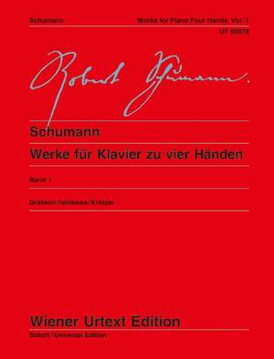 Schumann, R: Works for Piano Four Hands Vol. 1