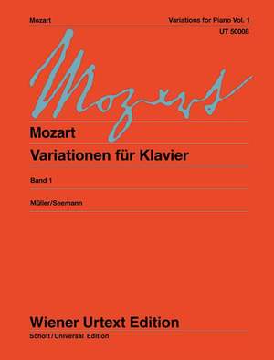 Mozart, W A: Variations Vol. 1