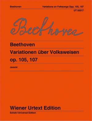 Beethoven, L v: Variations on Folk Songs op. 105 + 107