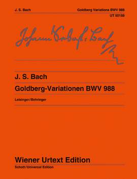 Bach, J S: Goldberg Variations BWV 988