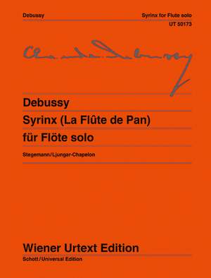 Debussy, C: Syrinx (La Flûte de Pan)