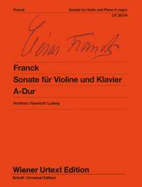 Franck, C A J G H: Sonata for Violin and Piano A major