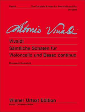 Vivaldi: Complete Sonatas for Cello and Basso Continuo