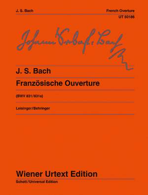 Bach, J S: French Overture BWV 831/831a