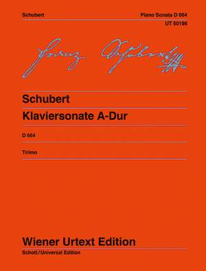 Schubert, F: Piano Sonata A Major op. 120 D 664