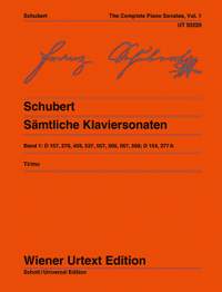 Schubert, F P: The Complete Piano Sonatas Band 1