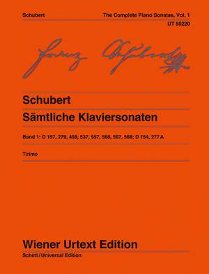 Schubert: The Complete Piano Sonatas Band 1