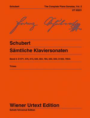Schubert: The Complete Piano Sonatas Band 2
